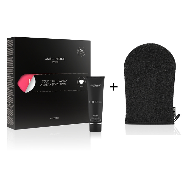 MARC INBANE Tander Creme Bronze + gratis eksfolierende vott - svart i gruppen HELSE OG SKJØNNHET / Hudpleie / Soling / Brun uten sol hos TP E-commerce Nordic AB (D17067)