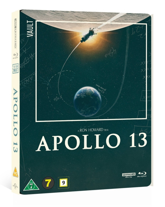 APOLLO 13 VAULT STEELBOOK (2-DISC LTD EDIT) i gruppen Elektronikk / Lyd & Bilde / TV og tilbehør / Filmer / Blu-ray hos TP E-commerce Nordic AB (D17099)