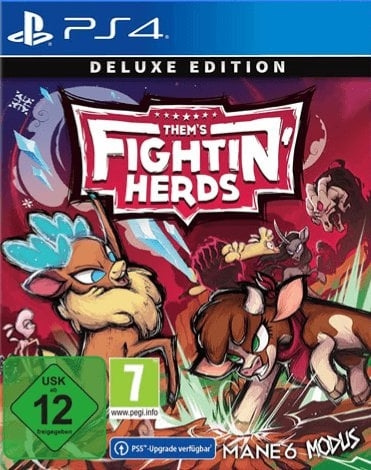 Them\'s Fightin\' Herds (Deluxe Edition) (DE/Multi in Game) (PS4) i gruppen Elektronikk / TV-spill & tilbehør / Sony PlayStation 4 / Spill hos TP E-commerce Nordic AB (D17113)