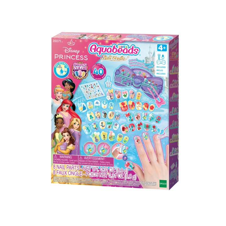 Aquabeads Nail Studio Disney Princess Negledesignersett - (35071) i gruppen LEKER, BARN OG BABY / Leker / Håndtverk hos TP E-commerce Nordic AB (D17132)