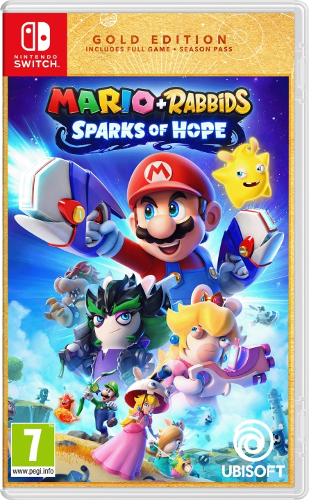 Mario + Rabbids: Sparks of Hope (Gold Edition) (Switch) i gruppen Elektronikk / TV-spill & tilbehør / Nintendo Switch / Spel hos TP E-commerce Nordic AB (D17157)