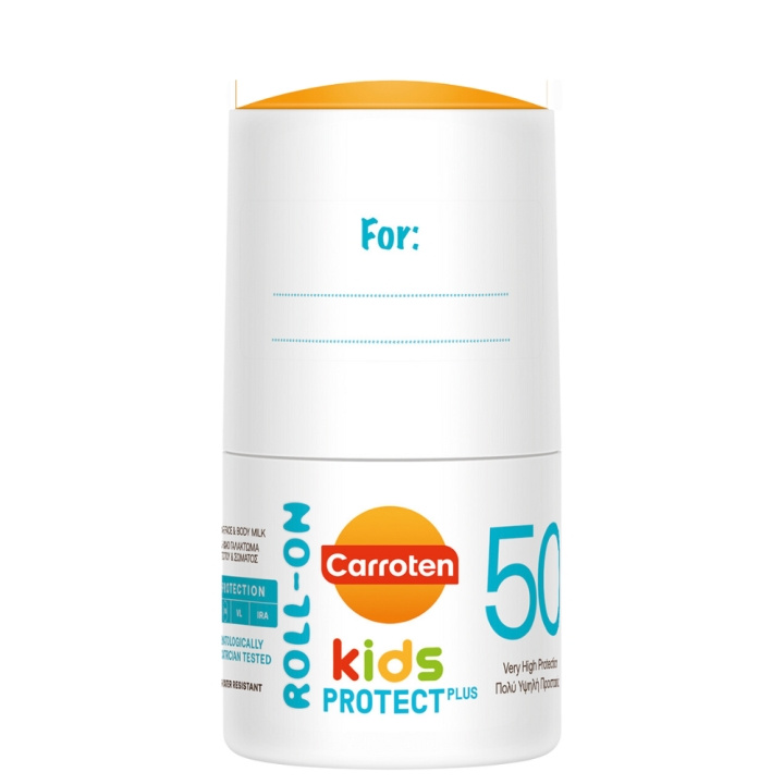 Carroten Roll-On KIDS Protect SPF 50+ i gruppen HELSE OG SKJØNNHET / Hudpleie / Soling / Solkrem hos TP E-commerce Nordic AB (D17204)