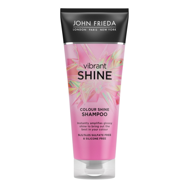 John Frieda Vibrant Shine Color Shampoo - 250 ml i gruppen HELSE OG SKJØNNHET / Hår & styling / Hårpleie / Sjampo hos TP E-commerce Nordic AB (D17213)