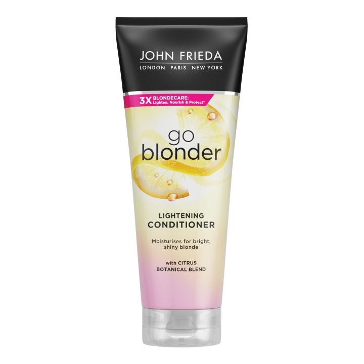 John Frieda Go Blonder Lightening Conditioner - 250 ml i gruppen HELSE OG SKJØNNHET / Hår & styling / Hårpleie / Balsam hos TP E-commerce Nordic AB (D17223)