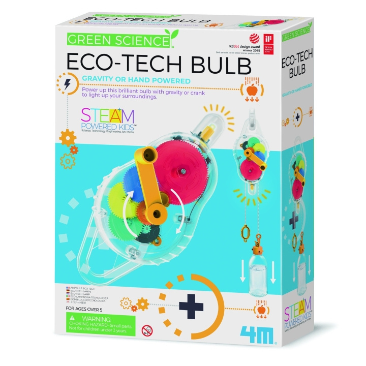 4M Green Science Eco-Tech-pære - Flerfarvet - 96-168 m i gruppen LEKER, BARN OG BABY / Leker / Eksperiment & DIY hos TP E-commerce Nordic AB (D17279)
