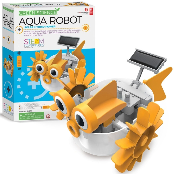 4M Green Science / Hybrid Solar Power - Aqua Robot (4M-03415) i gruppen LEKER, BARN OG BABY / Leker / Eksperiment & DIY hos TP E-commerce Nordic AB (D17280)