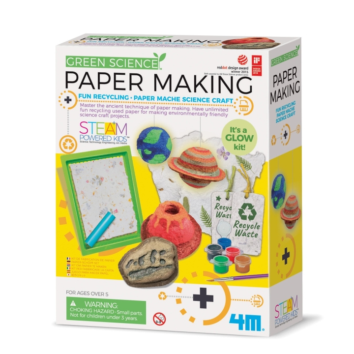 4M Grønn vitenskap - papirproduksjon (4M-03439) i gruppen LEKER, BARN OG BABY / Leker / Eksperiment & DIY hos TP E-commerce Nordic AB (D17282)