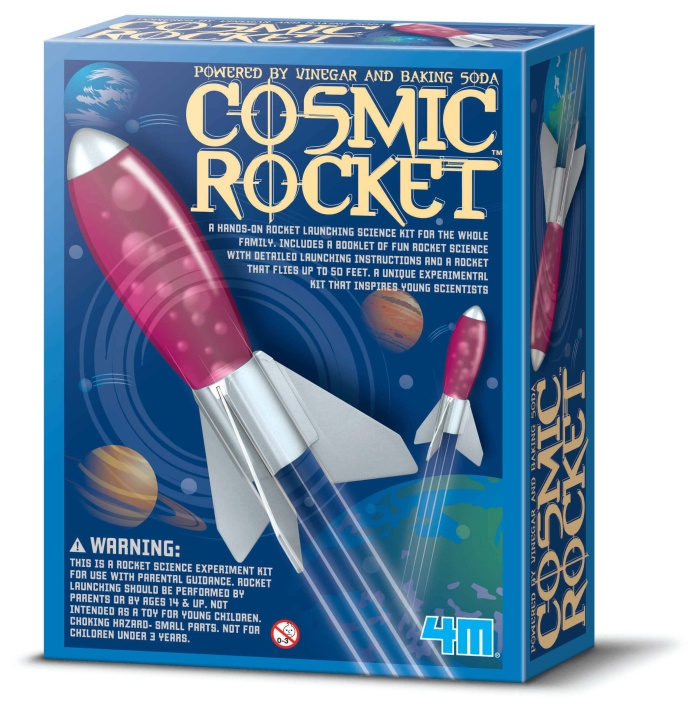 4M Kidz Labs Cosmic Rocket - (4M-3235) i gruppen LEKER, BARN OG BABY / Leker / Eksperiment & DIY hos TP E-commerce Nordic AB (D17284)