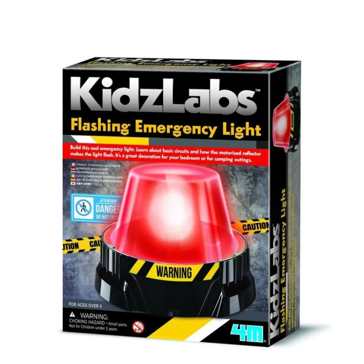 4M KidzLabs blinkende nødlys - (4M-03444) i gruppen LEKER, BARN OG BABY / Leker / Eksperiment & DIY hos TP E-commerce Nordic AB (D17286)