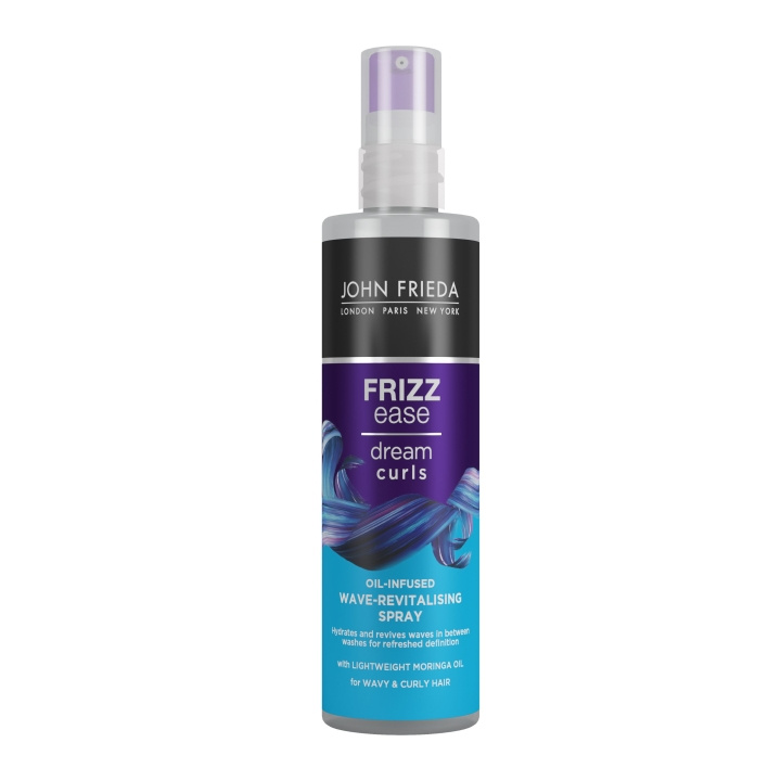 John Frieda Frizz Ease Dream Curls Oil-Infused Wave-Revitalising Spray - 150 ml i gruppen HELSE OG SKJØNNHET / Hår & styling / Hårstyling / Hårmousse hos TP E-commerce Nordic AB (D17292)