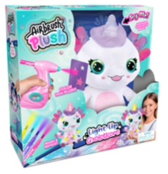 Airbrush Plush Axolotlcorn - (11048) i gruppen LEKER, BARN OG BABY / Babyleker (0-3 år) / Kosedyr hos TP E-commerce Nordic AB (D17308)