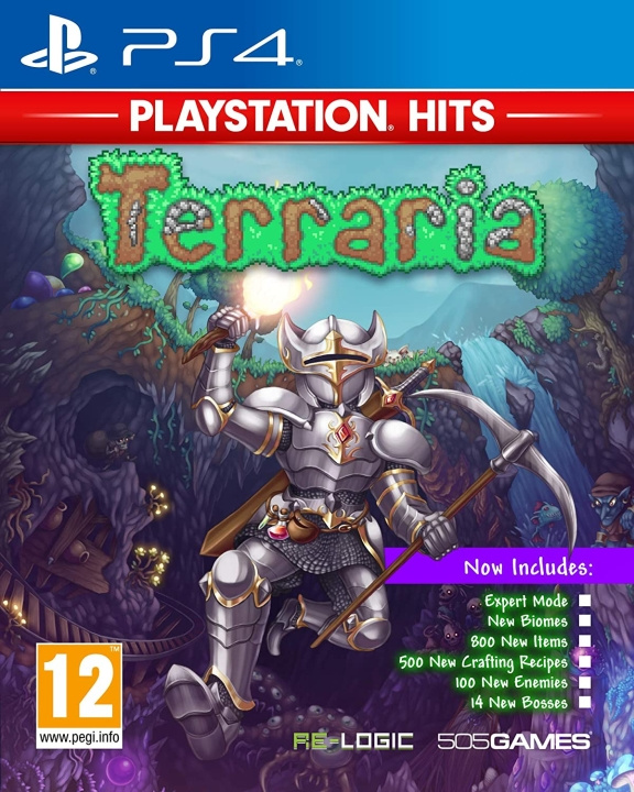 Terraria (Playstation hits) (PS4) i gruppen Elektronikk / TV-spill & tilbehør / Sony PlayStation 4 / Spill hos TP E-commerce Nordic AB (D17327)