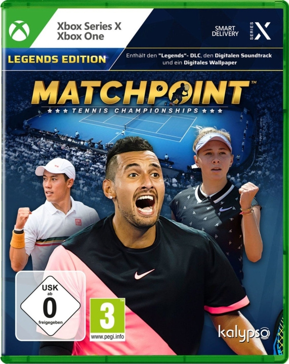Matchpoint: Tennis Championships (Legends Edition) (IT/Multi in Game) (XseriesX) i gruppen Elektronikk / TV-spill & tilbehør / Xbox Series X / Spill hos TP E-commerce Nordic AB (D17363)