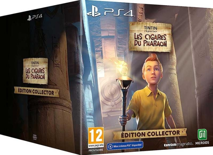 Tintin Reporter Cigars of the Pharaoh (Collector Edition) (PS4) i gruppen Elektronikk / TV-spill & tilbehør / Sony PlayStation 4 / Spill hos TP E-commerce Nordic AB (D17371)