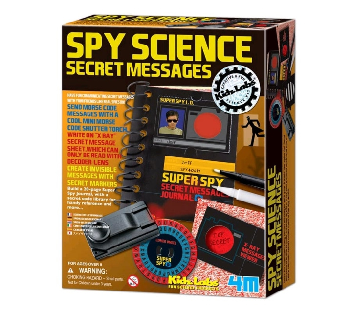 4M KidzLabs - Spionvitenskap - Hemmelig melding (03295) i gruppen LEKER, BARN OG BABY / Leker / Eksperiment & DIY hos TP E-commerce Nordic AB (D17383)