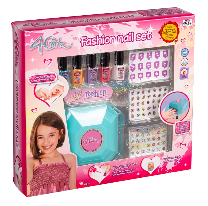 4-Girlz Neglekunstsett (63234) i gruppen LEKER, BARN OG BABY / Leker / Håndtverk hos TP E-commerce Nordic AB (D17402)