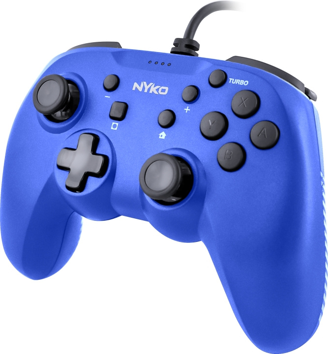 Nyko Prime kablet kontroller - blå for Switch i gruppen Elektronikk / TV-spill & tilbehør / Nintendo Switch / Tilbehør hos TP E-commerce Nordic AB (D17501)
