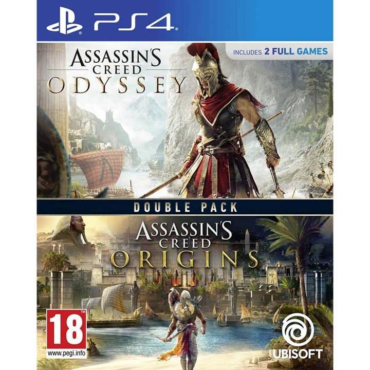 Assassin\'s Creed Origins & Odyssey (PS4) i gruppen Elektronikk / TV-spill & tilbehør / Sony PlayStation 4 / Spill hos TP E-commerce Nordic AB (D17545)