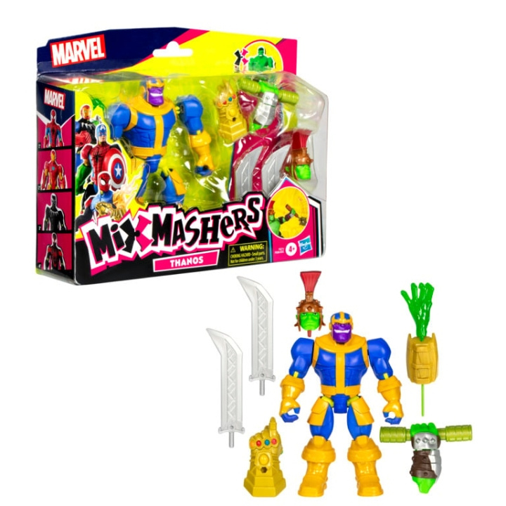 AVENGERS Marvel Mixmashers Thanos Actionfigur (F9271) i gruppen LEKER, BARN OG BABY / Leker / Dukker & tilbehør hos TP E-commerce Nordic AB (D17561)