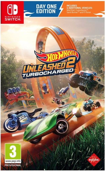 Hot Wheels Unleashed 2: Turbocharged (Day 1 Edition) (Switch) i gruppen Elektronikk / TV-spill & tilbehør / Nintendo Switch / Spel hos TP E-commerce Nordic AB (D17576)