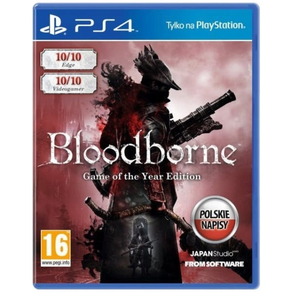 Bloodborne - Game of the Year Edition (PL/Multi in Game) (PS4) i gruppen Elektronikk / TV-spill & tilbehør / Sony PlayStation 4 / Spill hos TP E-commerce Nordic AB (D17582)