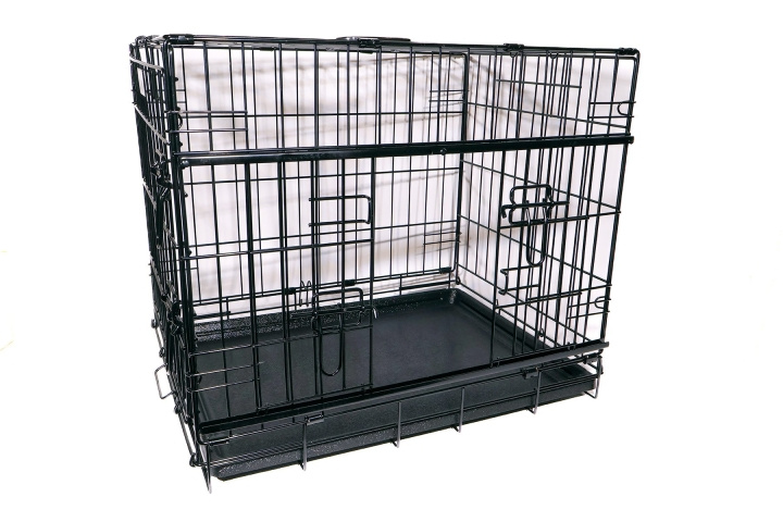 active canis Premium skyvedørsbur - Svart - 122 x 76 x 84 i gruppen HJEM, HUS OG HAGE / Dyretilbehør / Hund hos TP E-commerce Nordic AB (D17608)