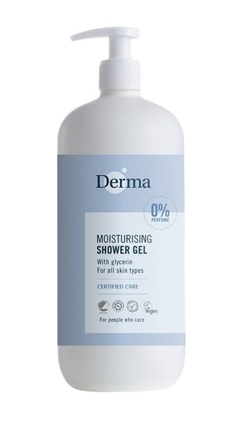 Derma Family Moisturising Shower Gel 1000 ml i gruppen HELSE OG SKJØNNHET / Hudpleie / Kroppspleie / Bad- og dusjkrem hos TP E-commerce Nordic AB (D17611)