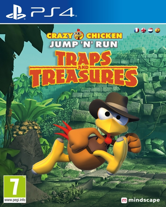 Crazy Chicken: Traps And Treasures (PS4) i gruppen Elektronikk / TV-spill & tilbehør / Sony PlayStation 4 / Spill hos TP E-commerce Nordic AB (D17673)