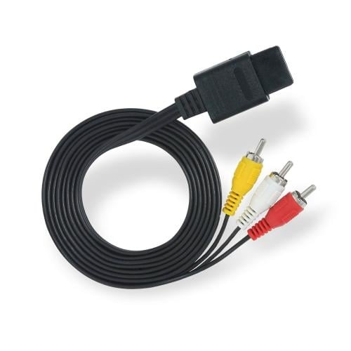 Trade Invaders GC/N64/SNES AV-kabel (i F&G-pose + etikett) i gruppen Elektronikk / TV-spill & tilbehør / Nintendo 64 hos TP E-commerce Nordic AB (D17695)