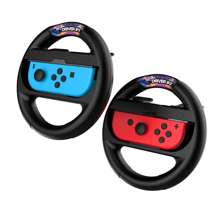 iMP TECH Twin Wheel-pakke med klistremerkesett for Switch og Switch 2 JoyCons i gruppen Elektronikk / TV-spill & tilbehør / Nintendo Switch / Tilbehør hos TP E-commerce Nordic AB (D17757)