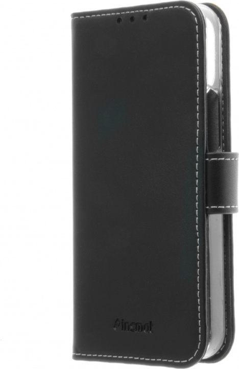 Insmat Exclusive Flip Case lommebokveske, iPhone 12 mini, svart i gruppen SMARTTELEFON & NETTBRETT / Mobilbeskyttelse / Apple / iPhone 12 Mini hos TP E-commerce Nordic AB (D17881)