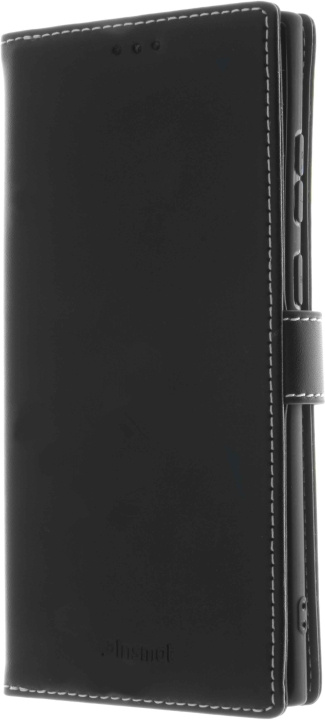 Insmat Eksklusivt Flip Case lommebokveske, Samsung Galaxy S22 Ultra 5G, svart i gruppen SMARTTELEFON & NETTBRETT / Mobilbeskyttelse / Samsung hos TP E-commerce Nordic AB (D17926)