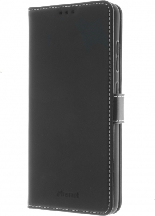 Insmat Eksklusivt Flip Case lommebokveske, Samsung Galaxy A53 5G, svart i gruppen SMARTTELEFON & NETTBRETT / Mobilbeskyttelse / Samsung hos TP E-commerce Nordic AB (D17932)