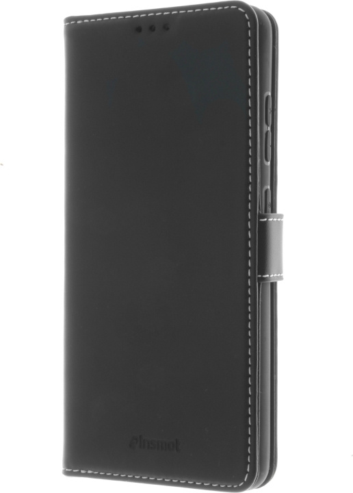 Insmat Eksklusivt Flip Case lommebokveske, Samsung Galaxy A33 5G, svart i gruppen SMARTTELEFON & NETTBRETT / Mobilbeskyttelse / Samsung hos TP E-commerce Nordic AB (D17933)
