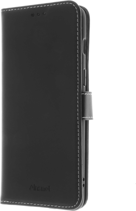 Insmat Eksklusivt Flip Case lommebokveske, OnePlus Nord 2T 5G, svart i gruppen SMARTTELEFON & NETTBRETT / Mobilbeskyttelse / OnePlus hos TP E-commerce Nordic AB (D17944)