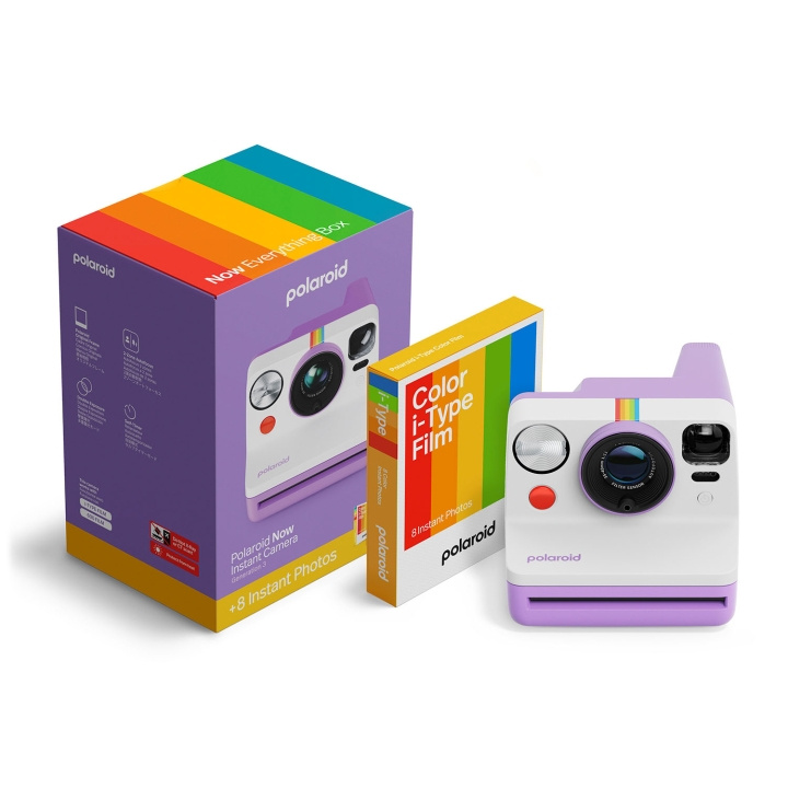 Polaroid Camera Now Generation 3 E-Box Instant Lilla i gruppen Elektronikk / Foto og video / Kameraer hos TP E-commerce Nordic AB (D18129)