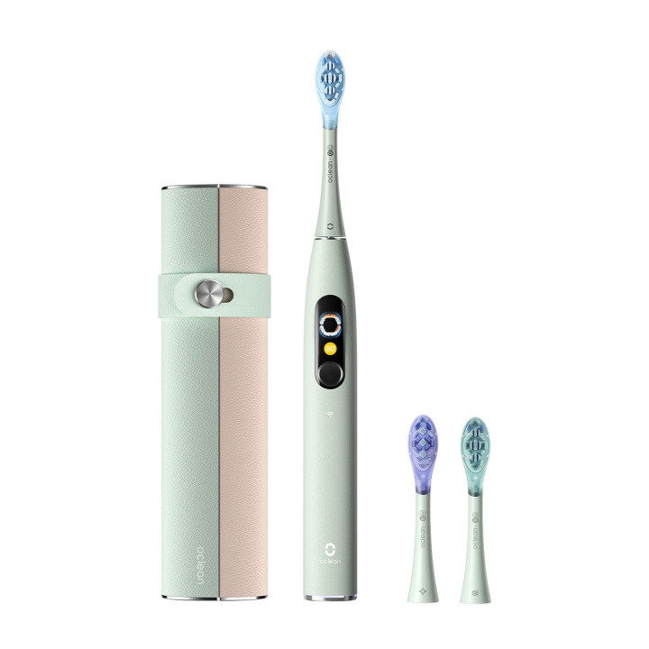 Oclean Elektrisk Tannbørste X Ultra 20 Set Grønn i gruppen HELSE OG SKJØNNHET / Munnpleie / Elektriske tannbørster hos TP E-commerce Nordic AB (D18134)