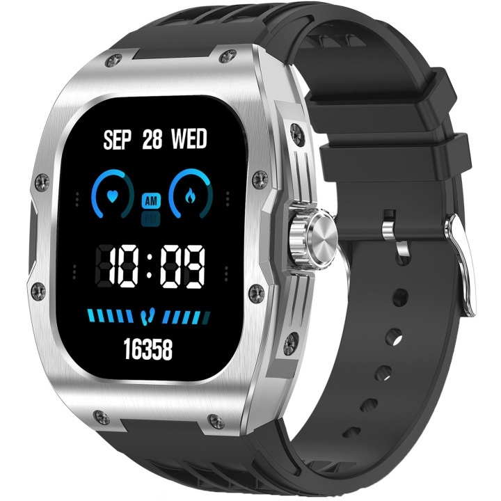 KSIX Smartklocka Hero AMOLED - Svart i gruppen SPORT, FRITID & HOBBY / Smartwatch og Aktivitetsmålere / Smartwatches hos TP E-commerce Nordic AB (D18176)