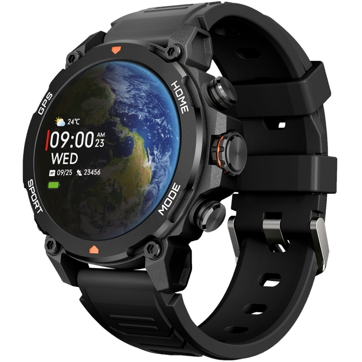 KSIX Smartklocka Explorer GPS - Svart i gruppen SPORT, FRITID & HOBBY / Smartwatch og Aktivitetsmålere / Smartwatches hos TP E-commerce Nordic AB (D18177)