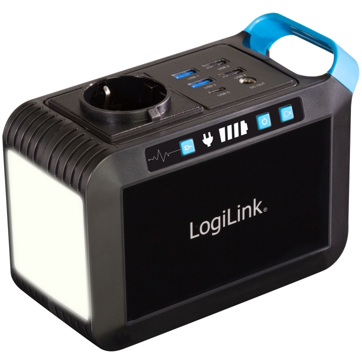 LogiLink Portable Power Station 24.000 mAh 80W 88 Wh i gruppen Datautstyr / UPS avbruddsfri strømforsyning hos TP E-commerce Nordic AB (D18189)