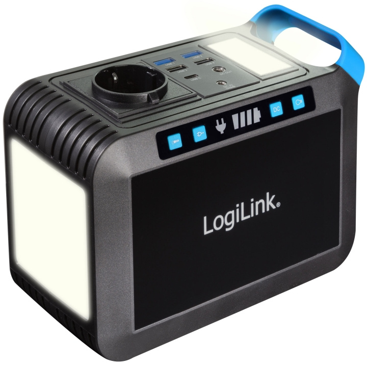 LogiLink Portable Power Station 40.000 mAh 200W 148 Wh i gruppen Datautstyr / UPS avbruddsfri strømforsyning hos TP E-commerce Nordic AB (D18190)