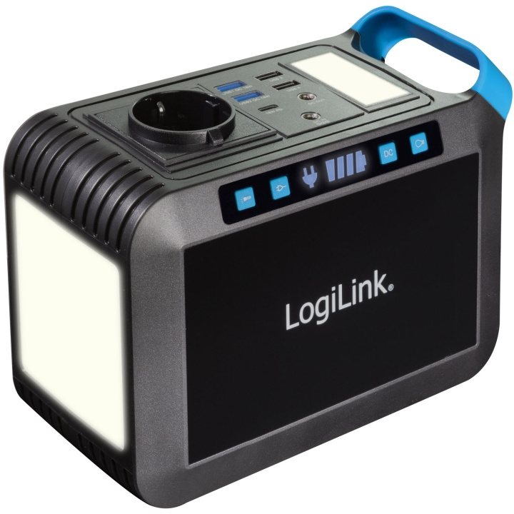 LogiLink Portable Power Station 64.000 mAh 300W 375 Wh i gruppen Datautstyr / UPS avbruddsfri strømforsyning hos TP E-commerce Nordic AB (D18191)