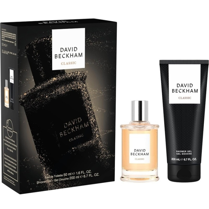 David Beckham Giftset David Beckham Classic Edt 50ml + Shower Gel 200ml i gruppen HELSE OG SKJØNNHET / Gavesett / Gavesett for ham hos TP E-commerce Nordic AB (D18209)