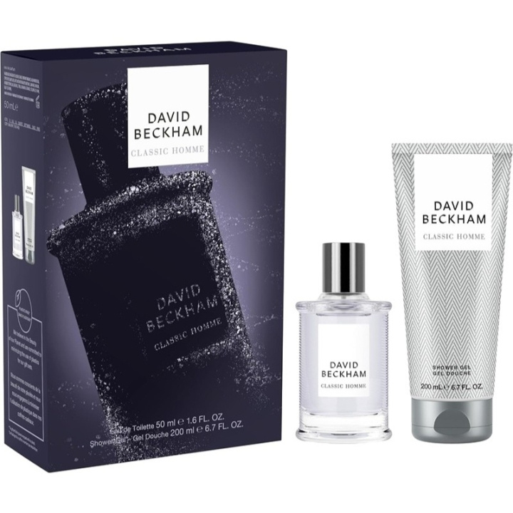 David Beckham Giftset David Beckham Classic Homme Edt 50ml + Shower Gel 200ml i gruppen HELSE OG SKJØNNHET / Gavesett / Gavesett for ham hos TP E-commerce Nordic AB (D18213)