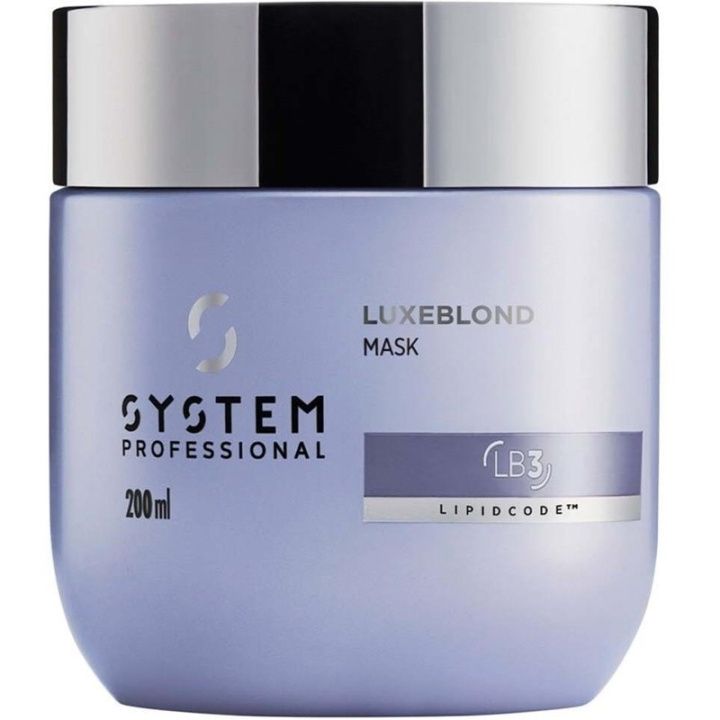 System Professional LuxeBlond Mask 200ml i gruppen HELSE OG SKJØNNHET / Hår & styling / Hårpleie / Hårmaske hos TP E-commerce Nordic AB (D18284)