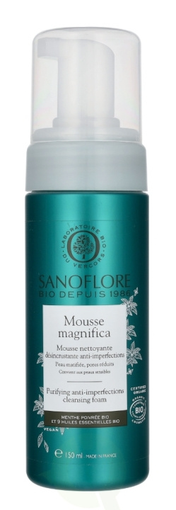 Sanoflore Mousse Magnifica Foam 150 ml i gruppen HELSE OG SKJØNNHET / Hudpleie / Ansikt / Rengjøring hos TP E-commerce Nordic AB (D18338)