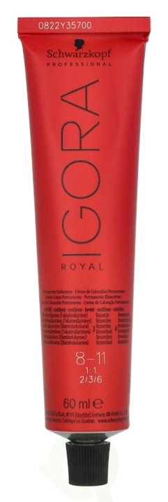 Schwarzkopf Igora Royal Permanent Color Creme 60 ml 45880 i gruppen HELSE OG SKJØNNHET / Hår & styling / Hårpleie / Hårfarge / Hårfarge & Fargebombe hos TP E-commerce Nordic AB (D18376)