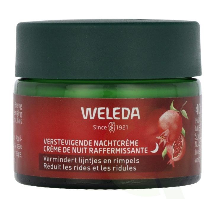 Weleda Pomegranate & Maca Firming Night Cream 40 ml i gruppen HELSE OG SKJØNNHET / Hudpleie / Ansikt / Nattkrem hos TP E-commerce Nordic AB (D18398)