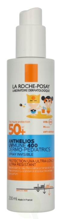 La Roche LRP Anthelios Dermo-Pediatrics Invisible Spray SPF50+ 200 ml i gruppen HELSE OG SKJØNNHET / Hudpleie / Soling / Solkrem hos TP E-commerce Nordic AB (D18405)