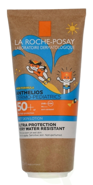 La Roche LRP Anthelios Kids Milk WetSkin Eco Tube SPF50+ 200 ml i gruppen HELSE OG SKJØNNHET / Hudpleie / Soling / Solkrem hos TP E-commerce Nordic AB (D18406)